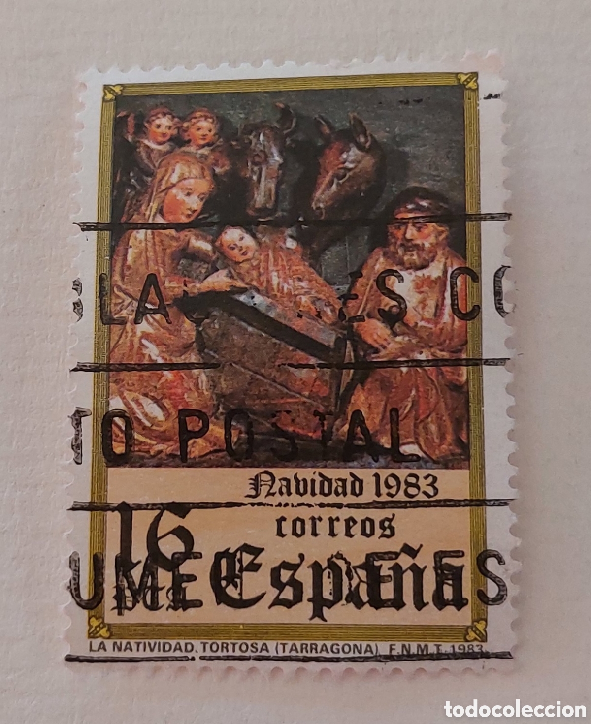 Sellos: Sello Espa&ntilde;a navidad 1983 usado - Foto 1