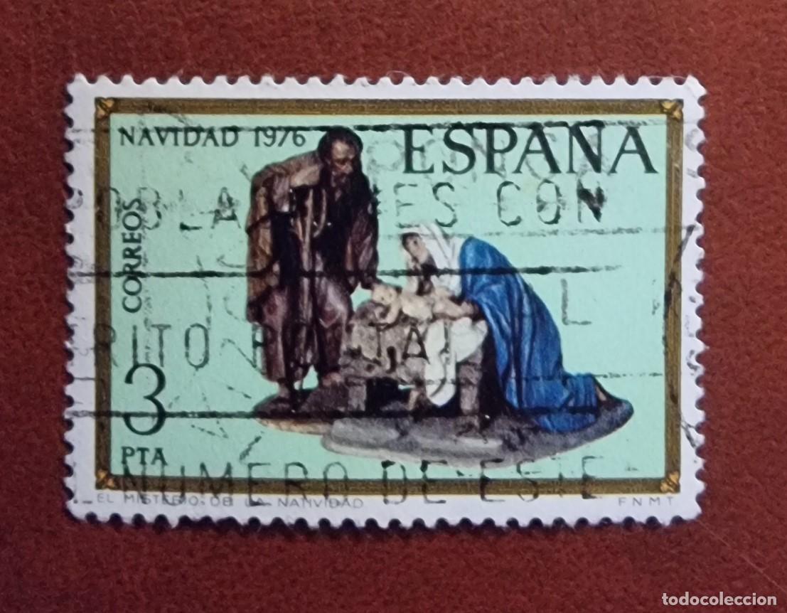 Sellos: SELLO USADO ESPA&Ntilde;A 1976 NAVIDAD - Foto 1