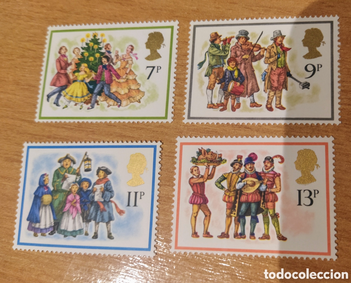 Sellos: Serie navidad Gran Breta&ntilde;a 1978 - Foto 1