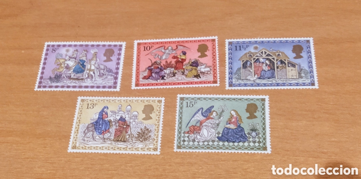 Sellos: Serie navidad Gran Breta&ntilde;a 1979 - Foto 1