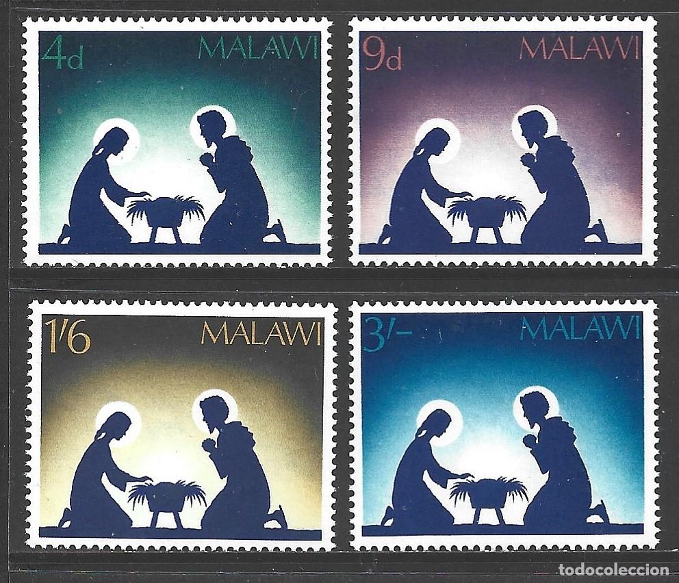 Sellos: MALAWI 76/79** - A&Ntilde;O 1967 - NAVIDAD - Foto 1