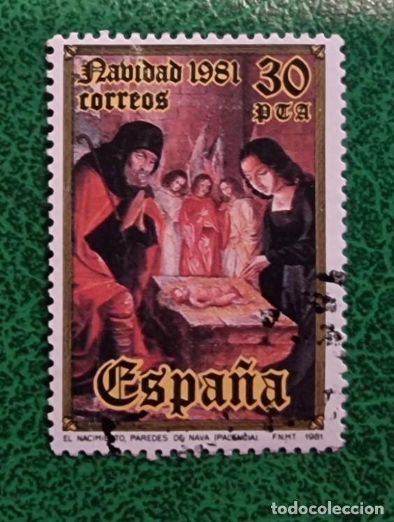 Sellos: SELLO USADO ESPA&Ntilde;A 1981 - NAVIDAD - Foto 1