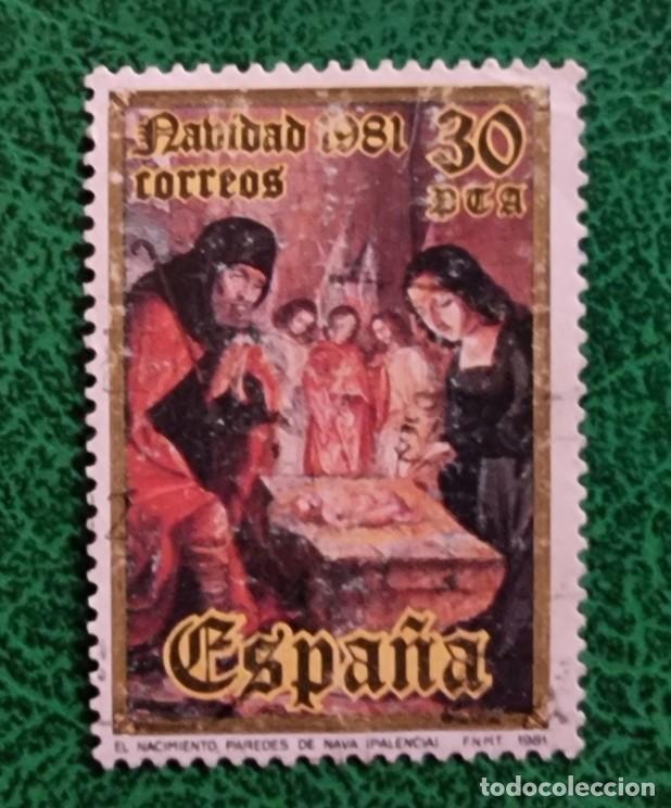 Sellos: SELLO USADO ESPA&Ntilde;A 1981 - NAVIDAD - Foto 1