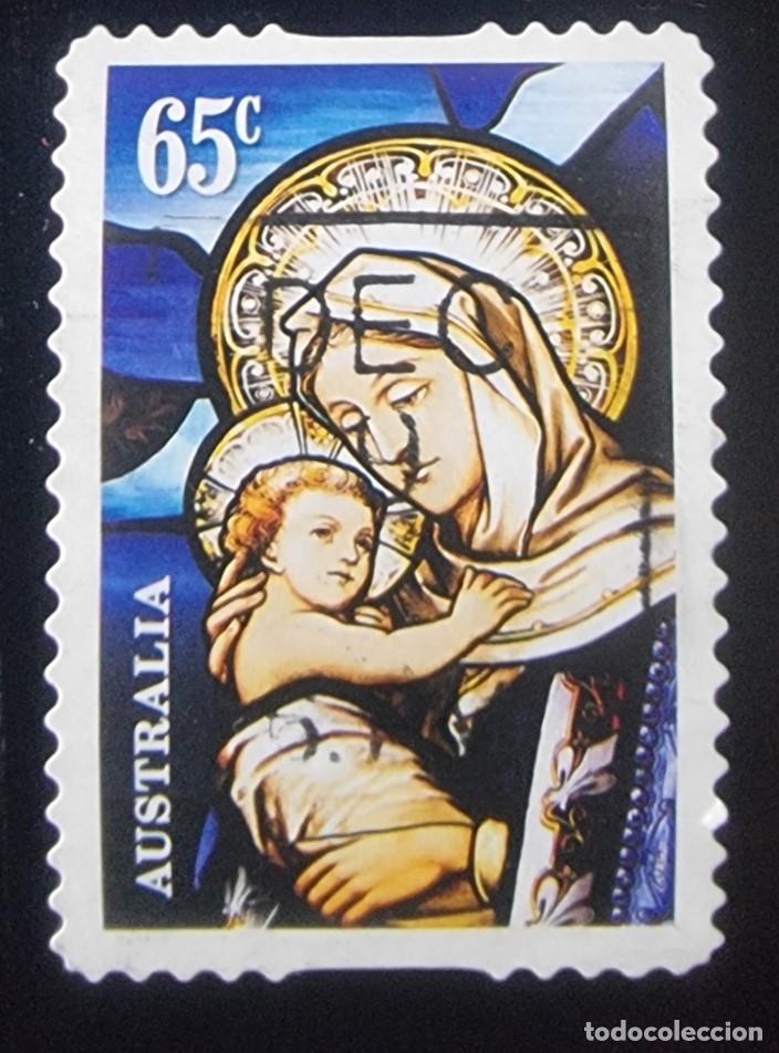 Sellos: SELLO USADO AUSTRALIA 2014 NAVIDAD - Foto 1
