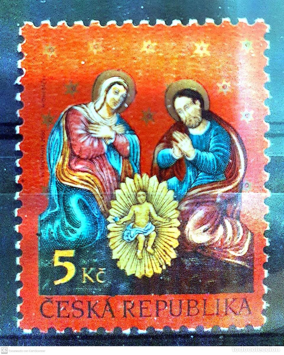 Sellos: REP&Uacute;BLICA CHECA n&ordm; 263** Navidad 2000- Completa - Foto 1