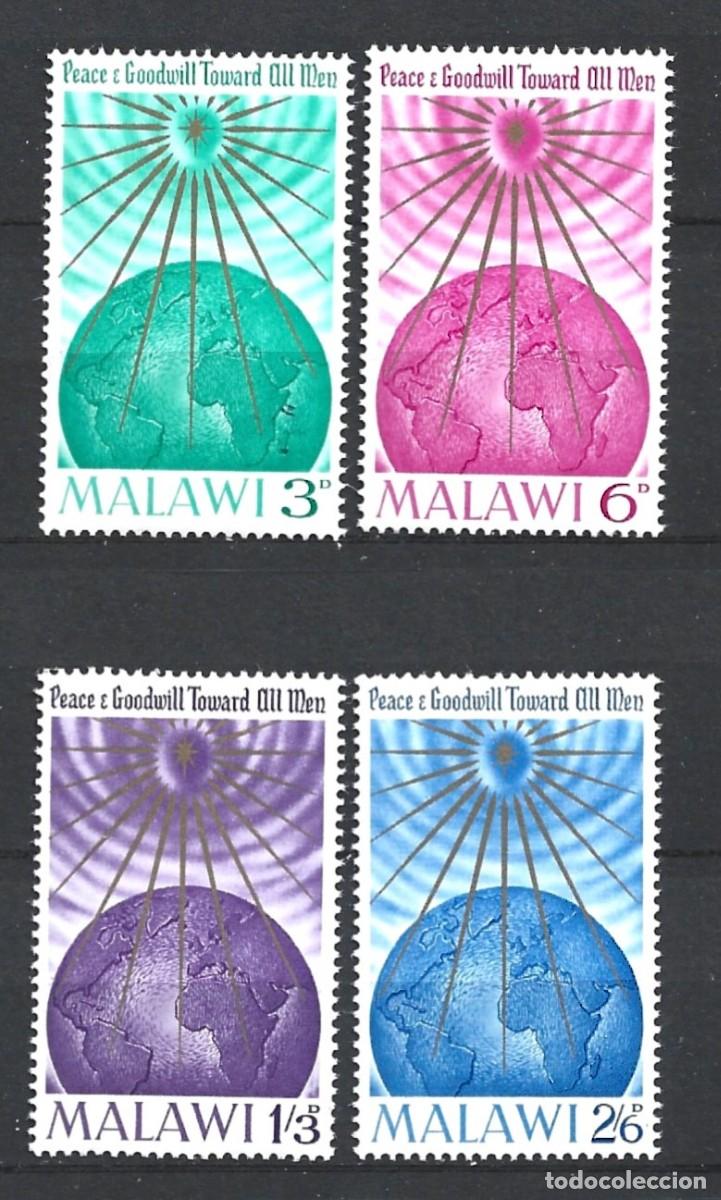Sellos: MALAWI 18/21** - A&Ntilde;O 1964 - NAVIDAD - Foto 1