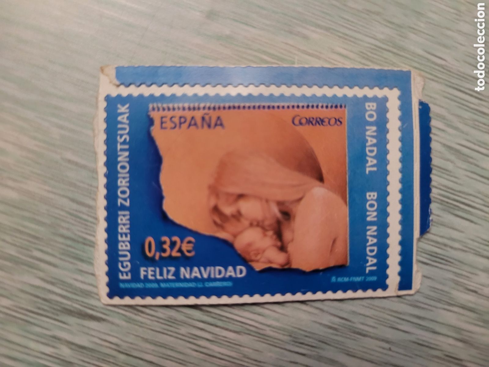Sellos: SELLO NAVIDAD, 2009. MATERNIDAD, CARRERO - Foto 1