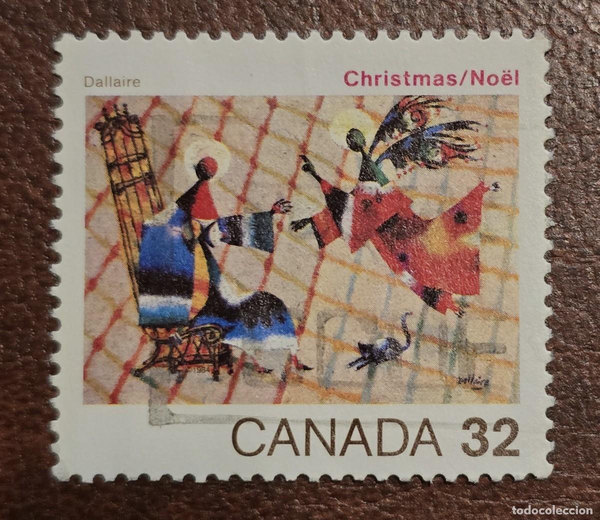 Sellos: SELLO USADO CANADA - NAVIDAD - NOEL - Foto 1