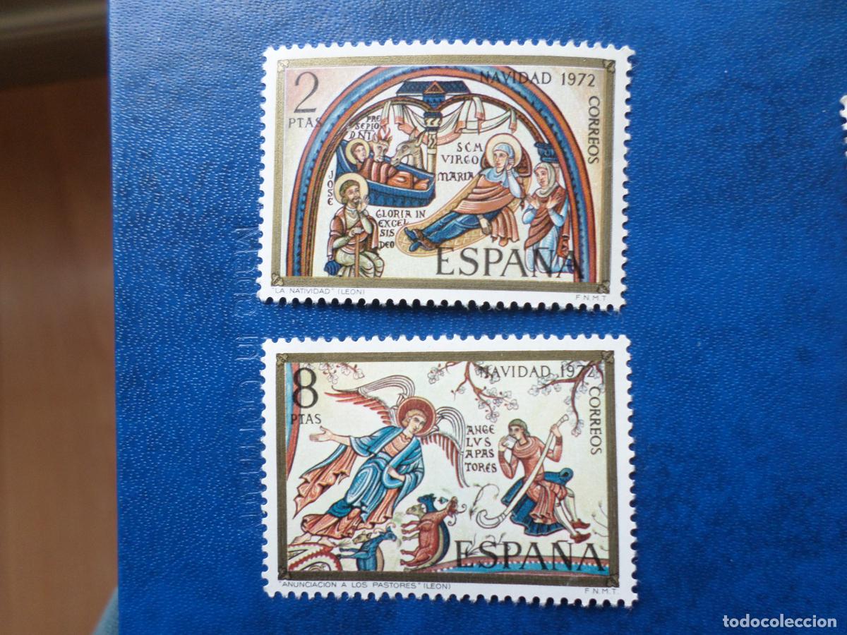 Sellos: 1972, navidad, edifil 2115/16 - Foto 1