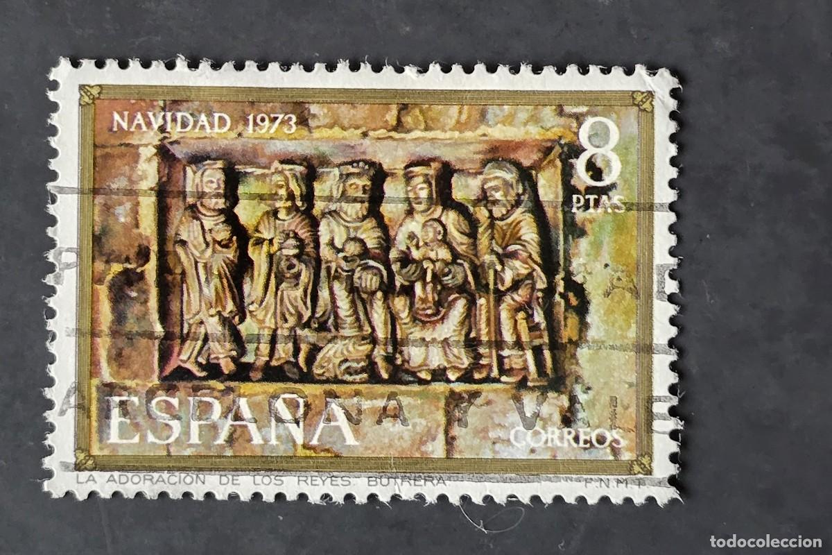 Sellos: SELLO USADO ESPA&Ntilde;A 1973 NAVIDAD - Foto 1
