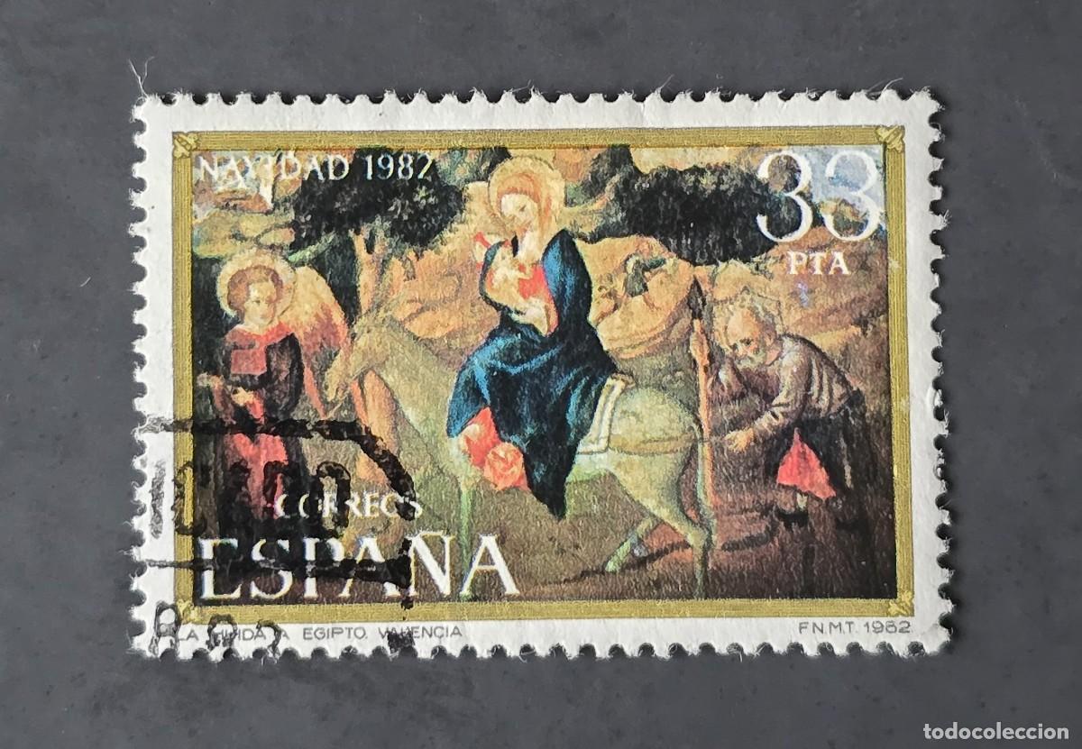 Sellos: SELLO USADO ESPA&Ntilde;A 1982 NAVIDAD - Foto 1