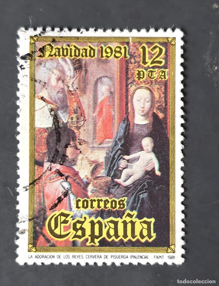 Sellos: SELLO USADO ESPA&Ntilde;A 1981 NAVIDAD - Foto 1