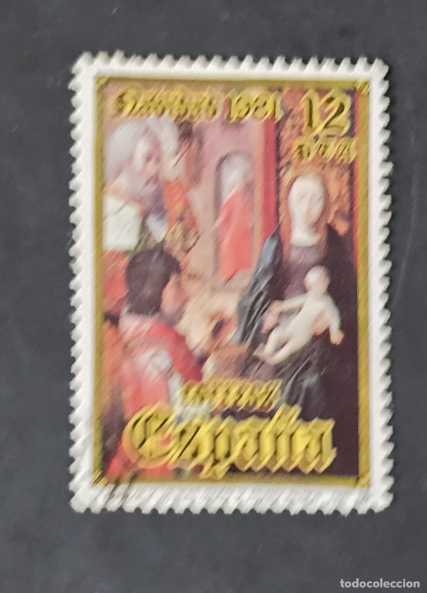 Sellos: SELLO USADO ESPA&Ntilde;A 1981 NAVIDAD - Foto 1
