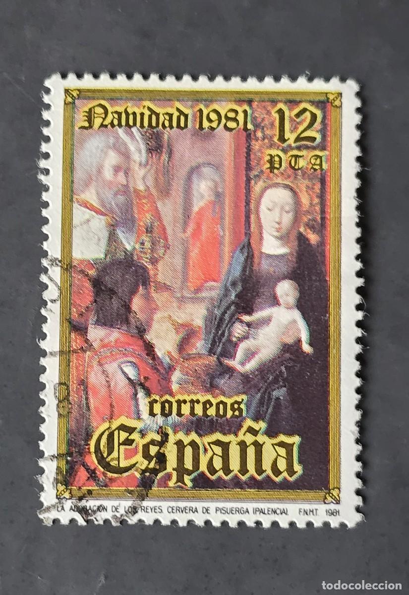 Sellos: SELLO USADO ESPA&Ntilde;A 1981 NAVIDAD - Foto 1