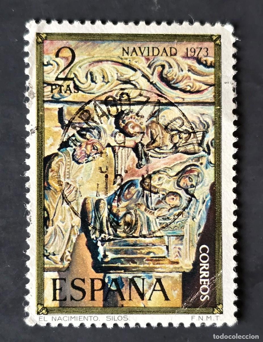 Sellos: SELLO USADO ESPA&Ntilde;A 1973 NAVIDAD - Foto 1