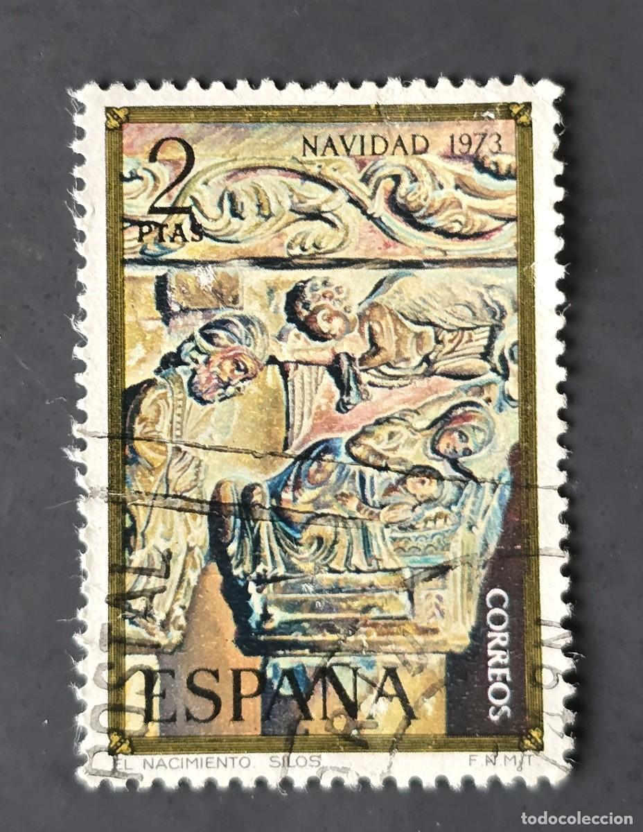 Sellos: SELLO USADO ESPA&Ntilde;A 1973 NAVIDAD - Foto 1