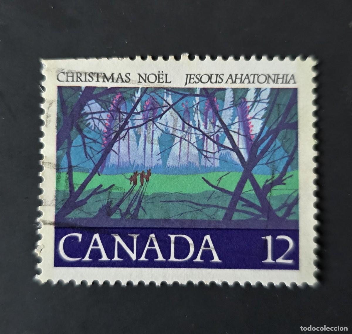 Sellos: SELLO USADO CANADA - NAVIDAD - NOEL - Foto 1