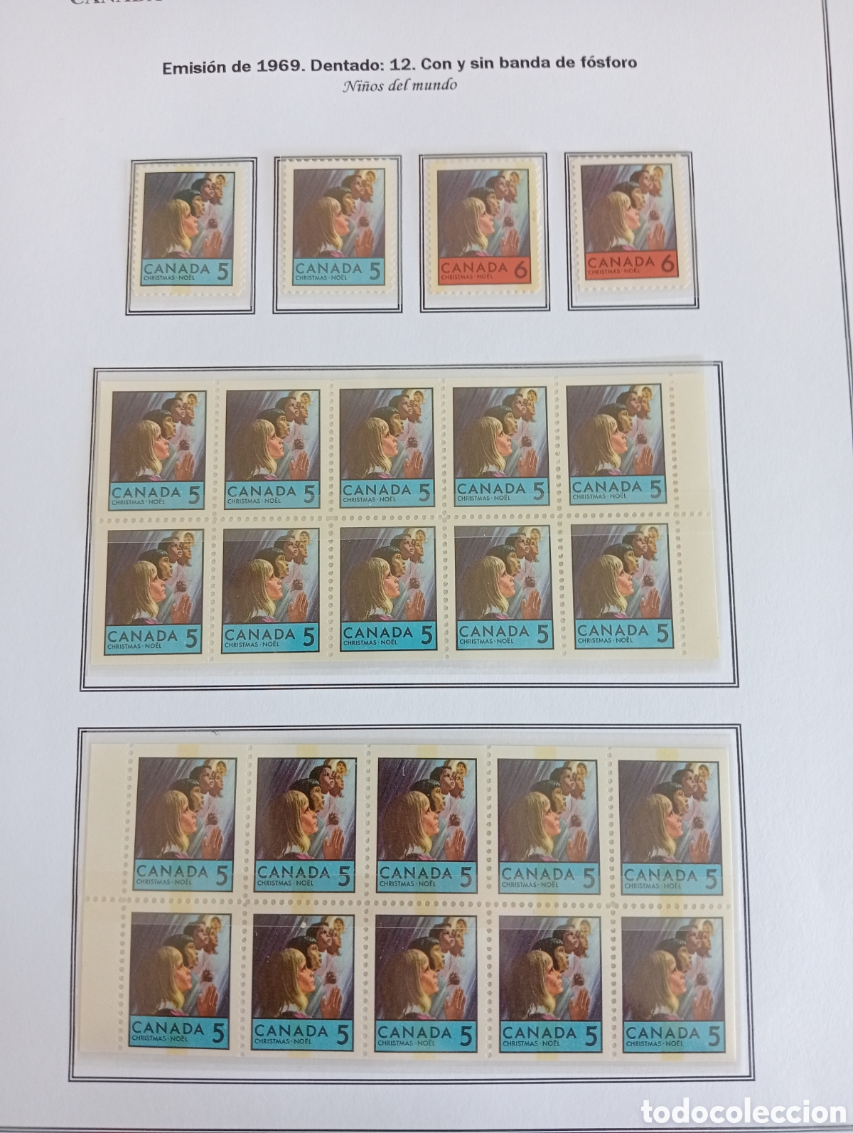 Sellos: Canad&aacute;, 1969. Navidad. Pedido m&iacute;nimo 3 &euro; - Foto 1