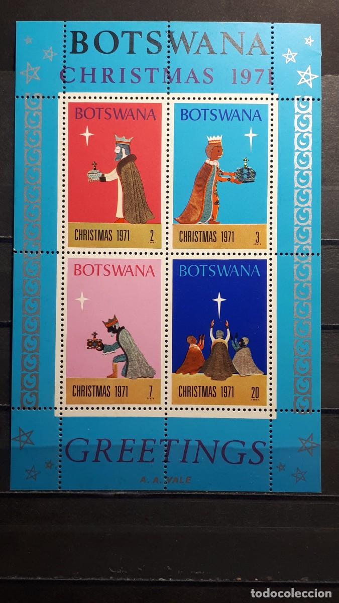 Sellos: BOTSWANA. NAVIDAD. A&Ntilde;O 1971. **. YVERT H.B.5. - Foto 1