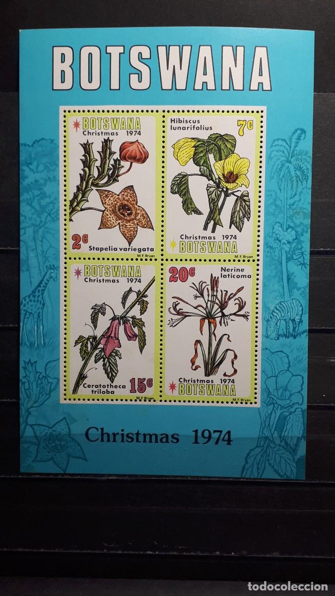 Sellos: BOTSWANA. NAVIDAD. A&Ntilde;O 1974. **. YVERT H.B.8. - Foto 1