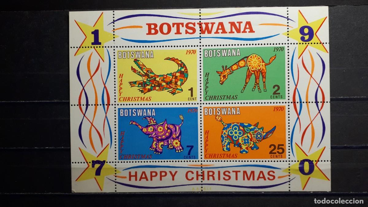 Sellos: BOTSWANA. NAVIDAD. A&Ntilde;O 1970. **. YVERT H.B.4. - Foto 1