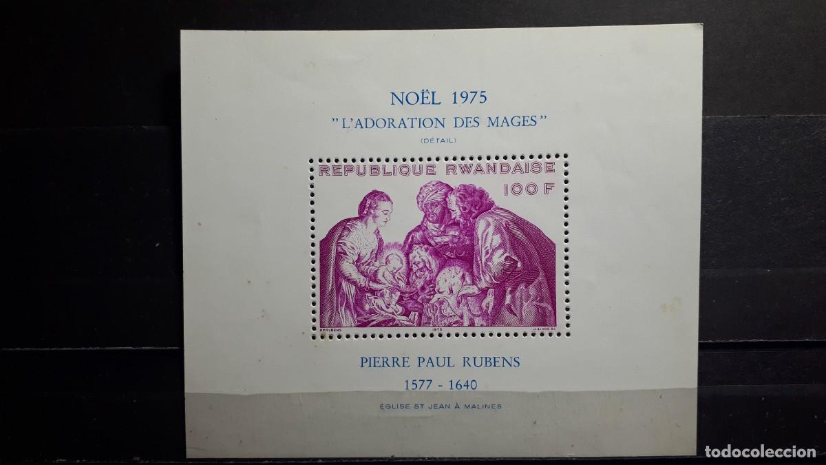 Sellos: RUANDA. A&Ntilde;O 1975. (*) YVERT H.B. 67 - Foto 1