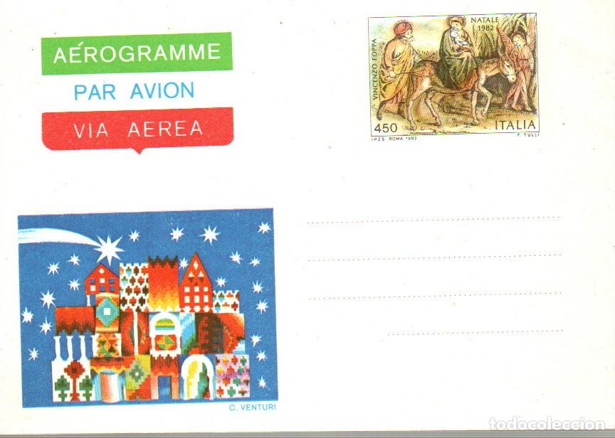 Sellos: ITALIA, ENTERO POSTAL, NAVIDAD 1982 - Foto 1