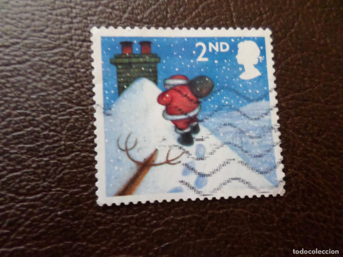 Sellos: .inglaterra, navidad, sello usado - Foto 1