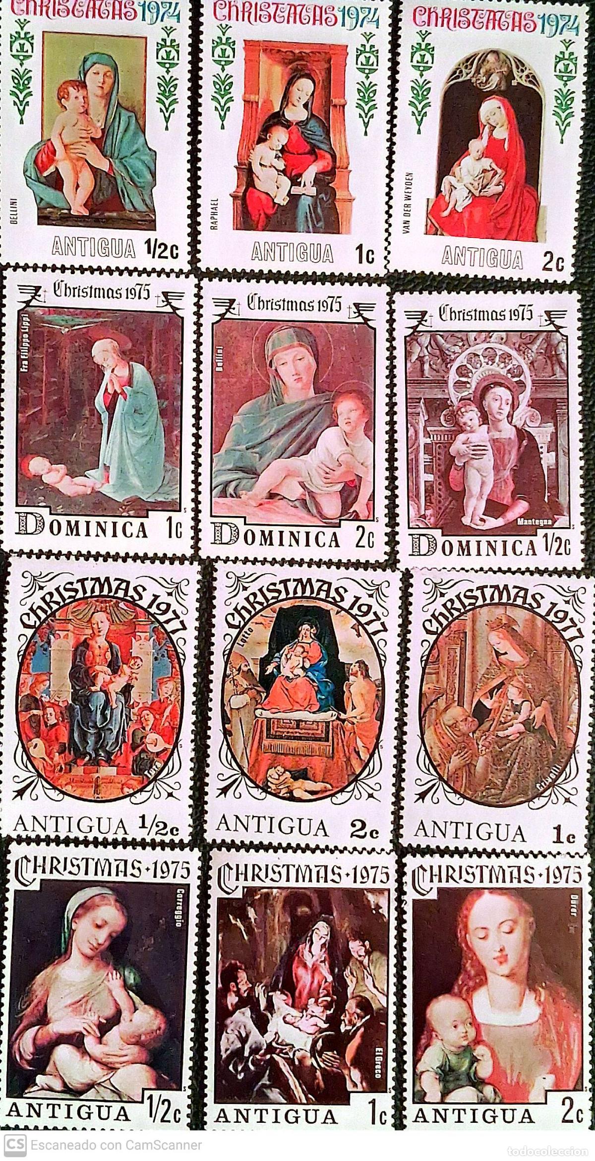 Sellos: Navidad. 12 Sellos nuevos distintos. Ref: e575 - Foto 1