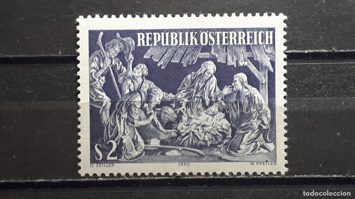 Sellos: NAVIDAD. AUSTRIA . A&Ntilde;O 1970. **. YVERT 1179 - Foto 1