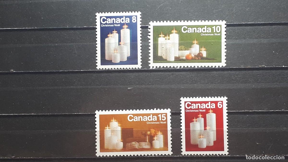 Sellos: NAVIDAD. CANAD&Aacute; . A&Ntilde;O 1972. **. YVERT 489/92 - Foto 1