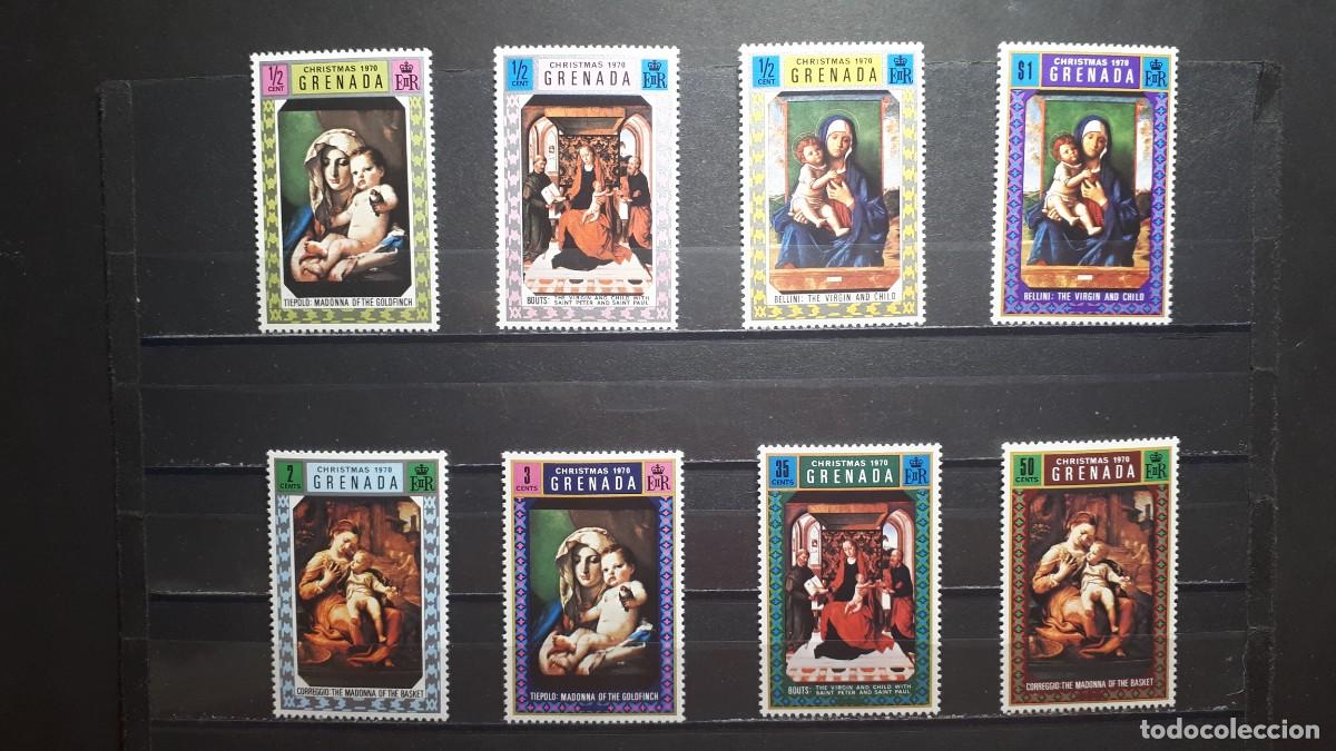 Sellos: NAVIDAD. GRENADA. A&Ntilde;O 1970. **. YVERT 368/75 - Foto 1