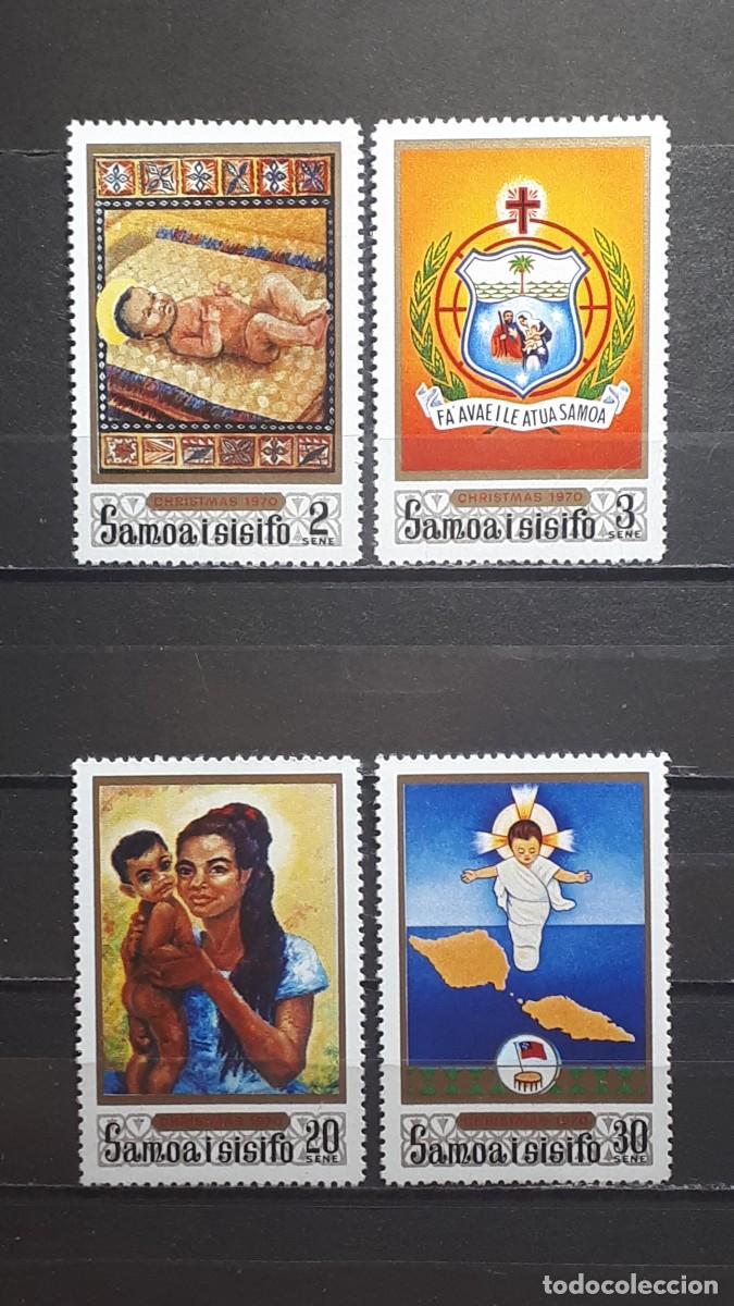 Sellos: NAVIDAD. SAMOA. A&Ntilde;O 1970. **. YVERT 270/3 - Foto 1