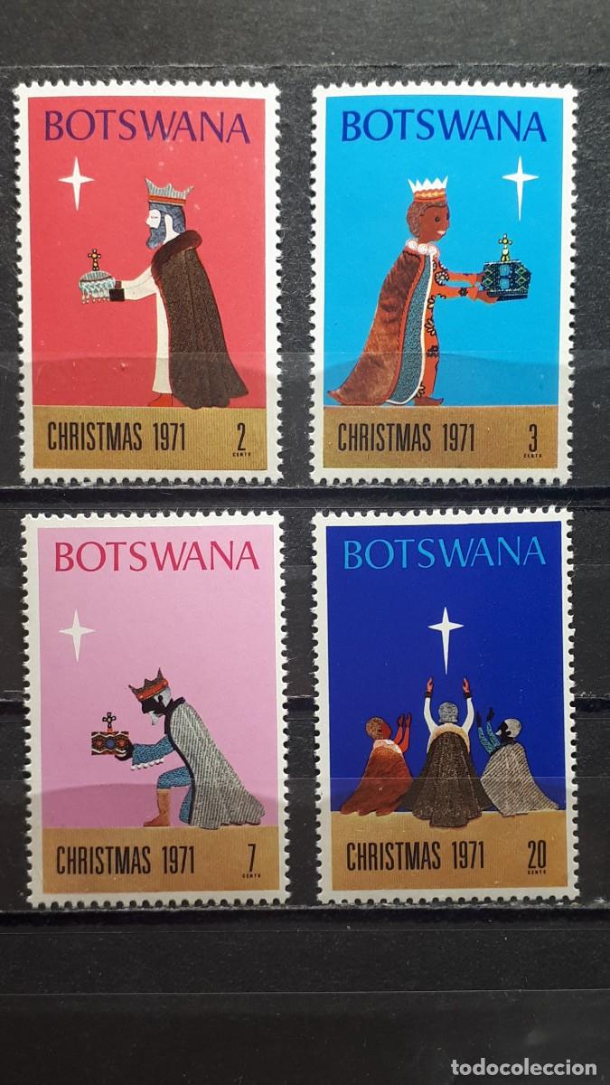 Sellos: NAVIDAD. BOTSWANA. A&Ntilde;O 1971. **. Yvert 232/5 - Foto 1