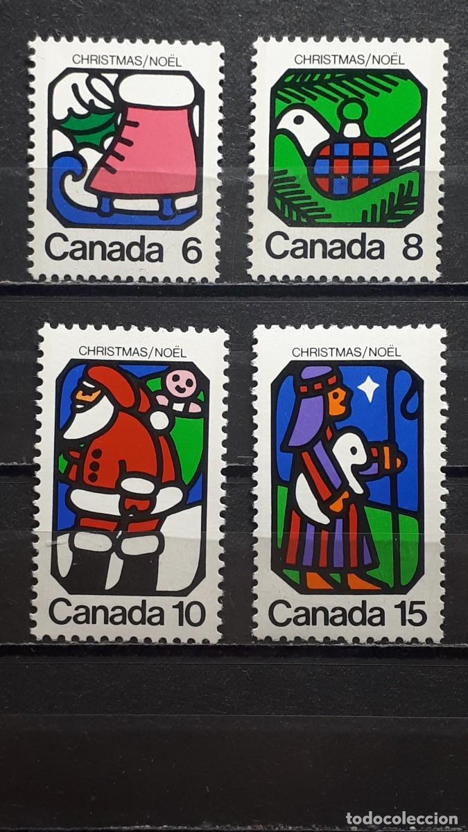 Sellos: NAVIDAD. CANAD&Aacute; . A&Ntilde;O 1973. **. Yvert 515/8 - Foto 1