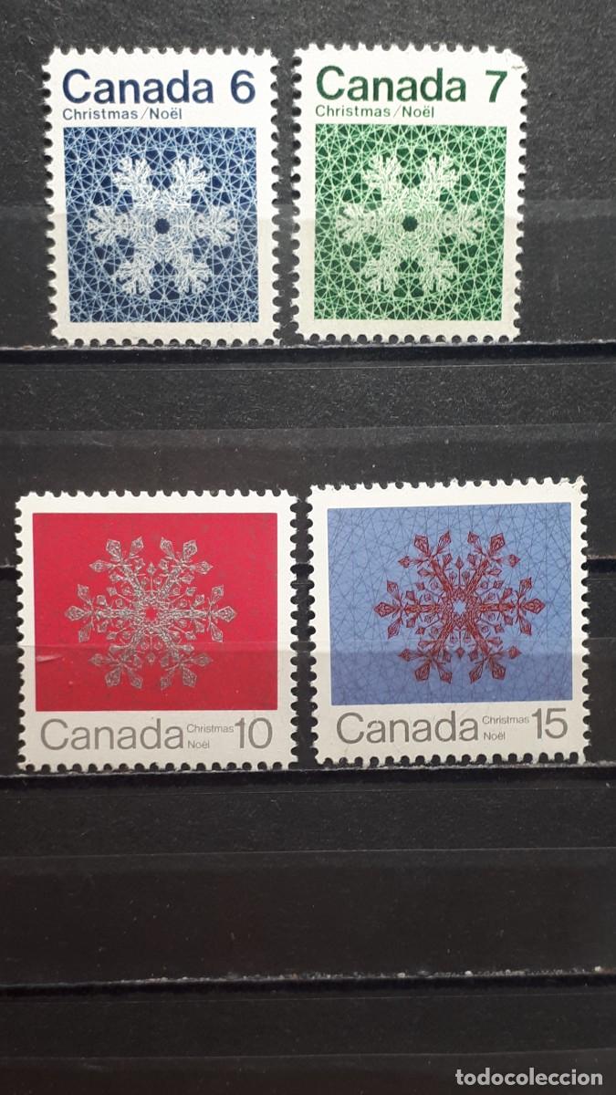 Sellos: NAVIDAD. CANAD&Aacute; . A&Ntilde;O 1971. **. Yvert 465/8 - Foto 1