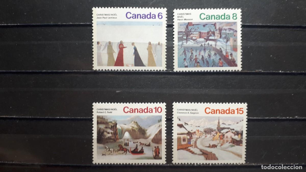 Sellos: NAVIDAD. CANAD&Aacute; . A&Ntilde;O 1974. **. Yvert 550/3 - Foto 1