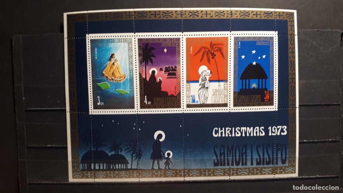 Sellos: NAVIDAD. SAMOA . A&Ntilde;O 1973. *. YVERT H.B. 5 - Foto 1