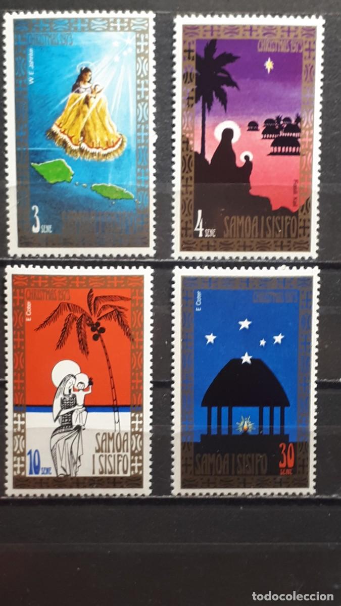 Sellos: NAVIDAD. SAMOA . A&Ntilde;O 1973. **. YVERT 328/32 - Foto 1