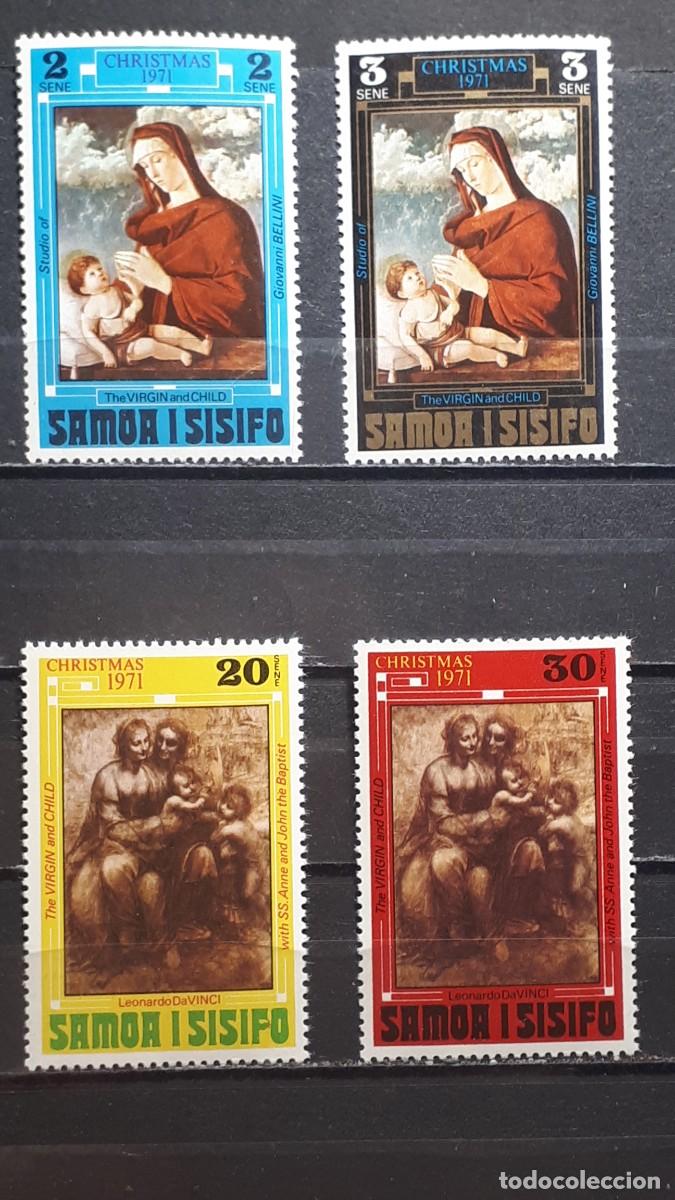 Sellos: NAVIDAD. SAMOA . A&Ntilde;O 1971. **. YVERT 288/91 - Foto 1