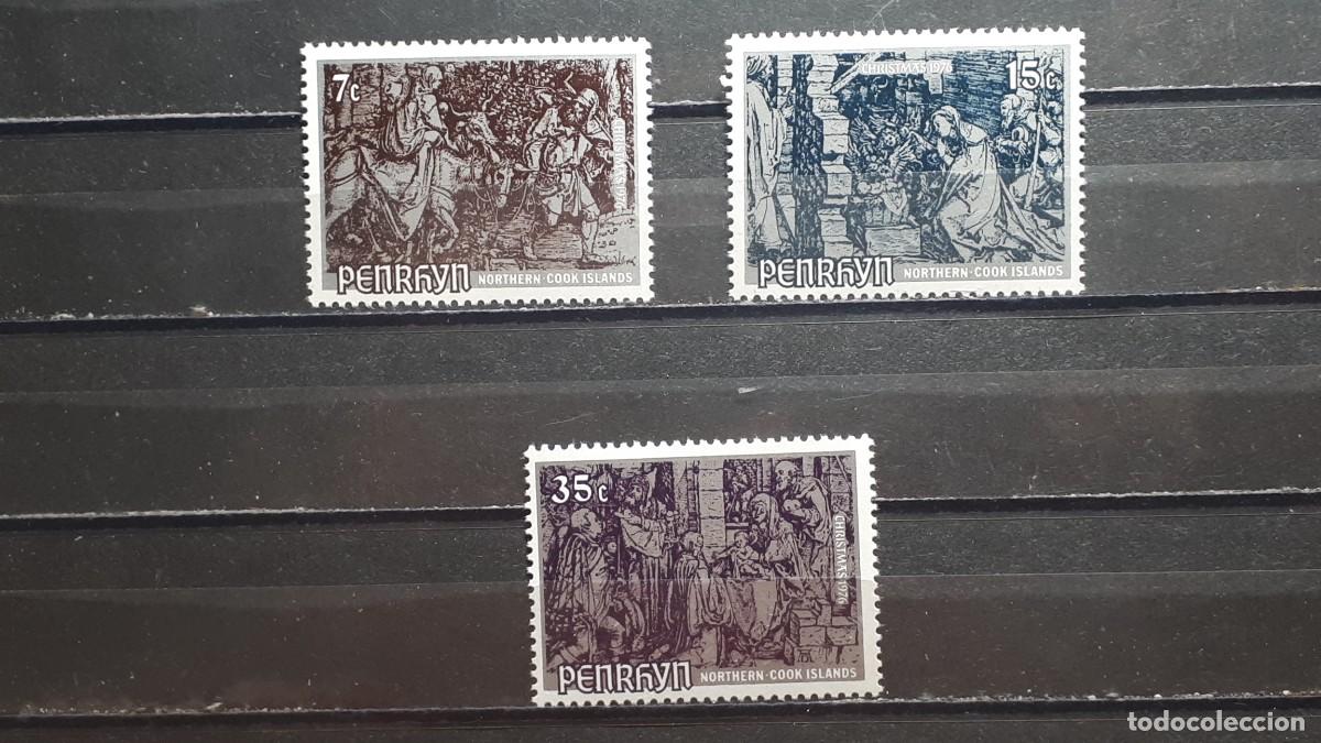 Sellos: NAVIDAD. PENRHYN . A&Ntilde;O 1976. **. Yvert 80/2 - Foto 1
