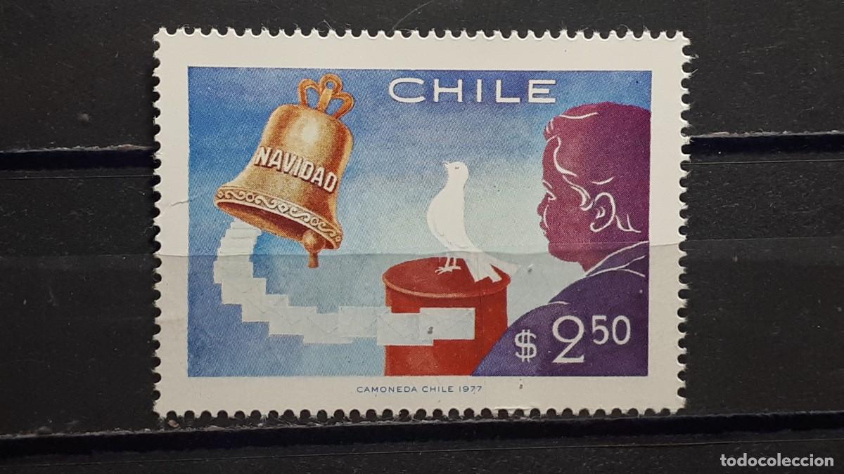 Sellos: NAVIDAD. CHILE. A&Ntilde;O 1977. **. YVERT 494 - Foto 1