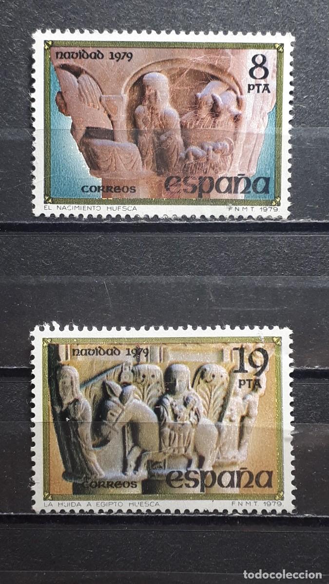 Sellos: NAVIDAD. ESPA&Ntilde;A. A&Ntilde;O 1979. *. YVERT 2196/7 - Foto 1