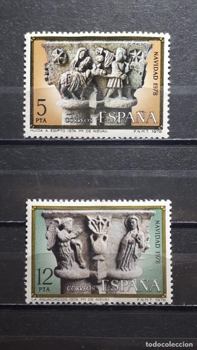 Sellos: NAVIDAD. ESPA&Ntilde;A. A&Ntilde;O 1978. *. YVERT 2137/8 - Foto 1