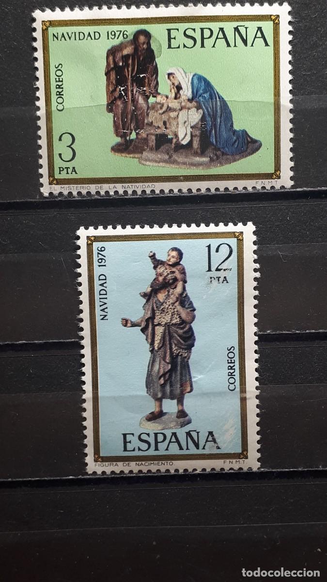 Sellos: NAVIDAD. ESPA&Ntilde;A. A&Ntilde;O 1976. *. YVERT 2014/5 - Foto 1