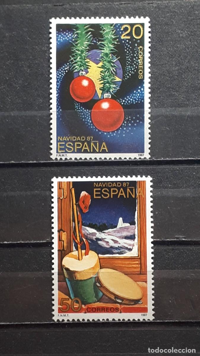 Sellos: NAVIDAD. ESPA&Ntilde;A. A&Ntilde;O 1987. *. YVERT 2540/1 - Foto 1