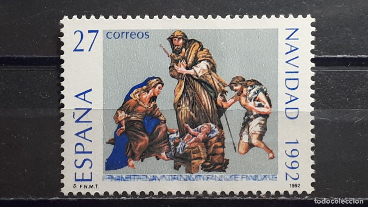 Sellos: NAVIDAD. ESPA&Ntilde;A. A&Ntilde;O 1992. *. YVERT 2823 - Foto 1
