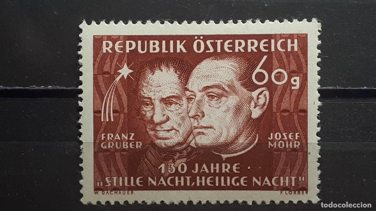 Sellos: NAVIDAD. AUSTRIA. A&Ntilde;O 1948. **. YVERT 764 - Foto 1