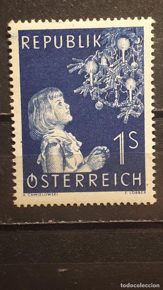 Sellos: NAVIDAD. AUSTRIA. A&Ntilde;O 1954. **. YVERT 842 - Foto 1