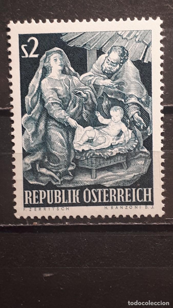 Sellos: NAVIDAD. AUSTRIA. A&Ntilde;O 1963. **. YVERT 981 - Foto 1